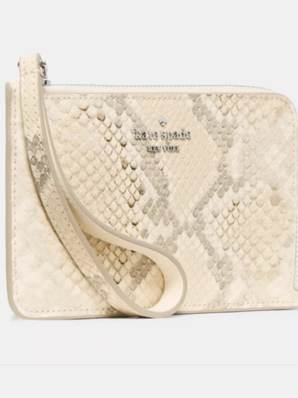 Kate Spade- Lucy Snake Small Card Holder Wristlet